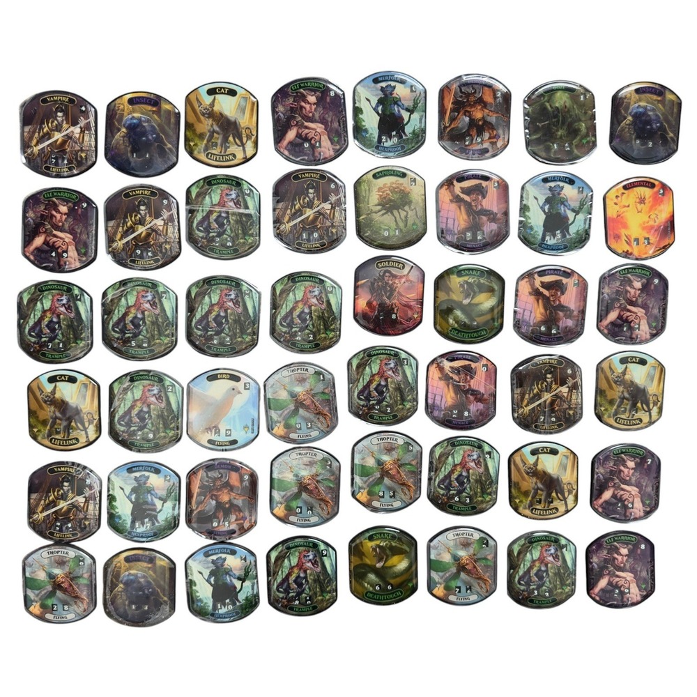 MTG Ultra Pro Relic Tokens Lineage Collection Lot of 48 Magic Life Counters